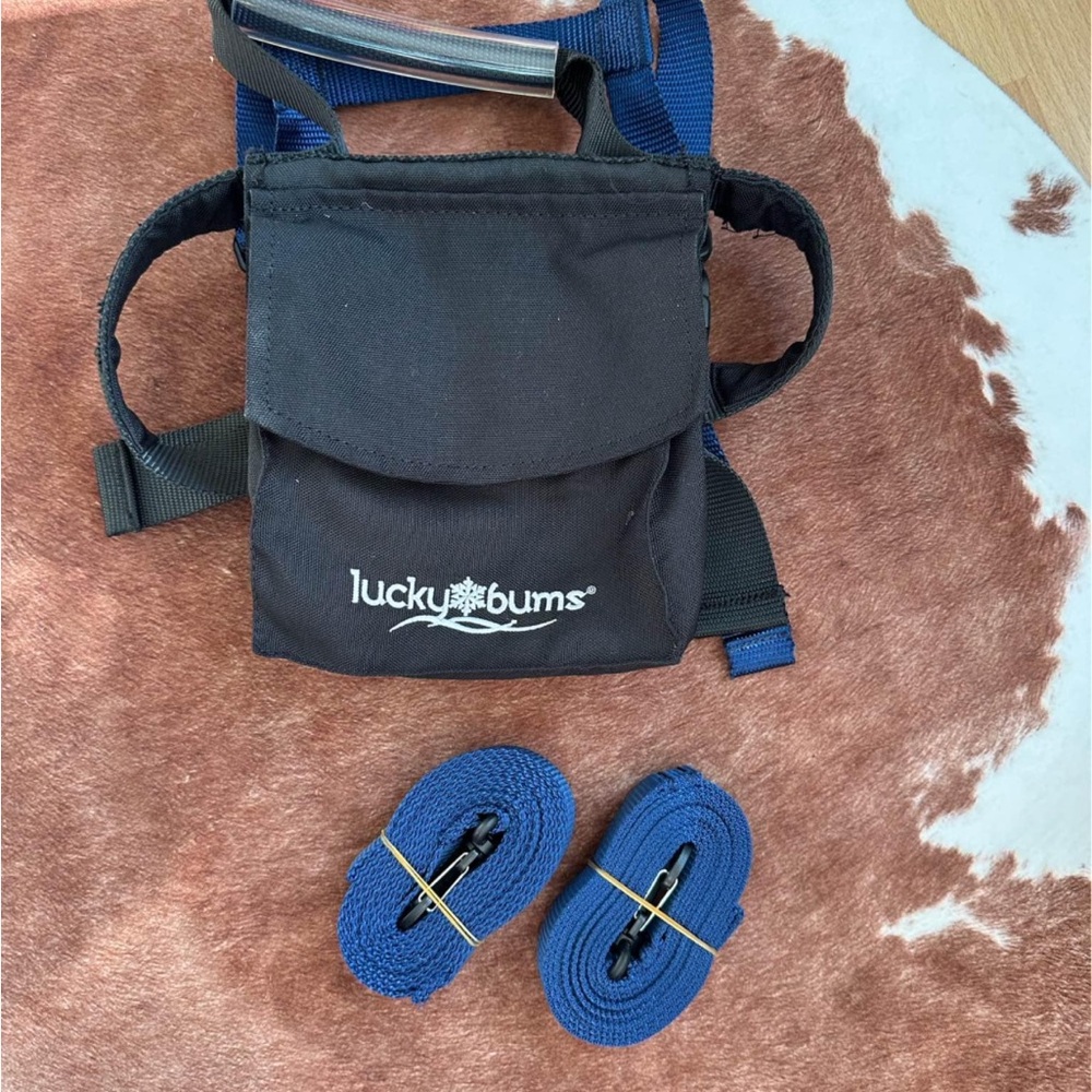 Lucky Bums Ski Trainer Backpack and Straps